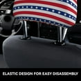 thumbnail image 4 of Kdxio Stars And Stripes Pattern Print 2 Piece Car Head Rest Covers Set Auto Front/Rear Seats Headrest Cover Universal Fit Most Cars,Sedan, SUV, 4 of 9