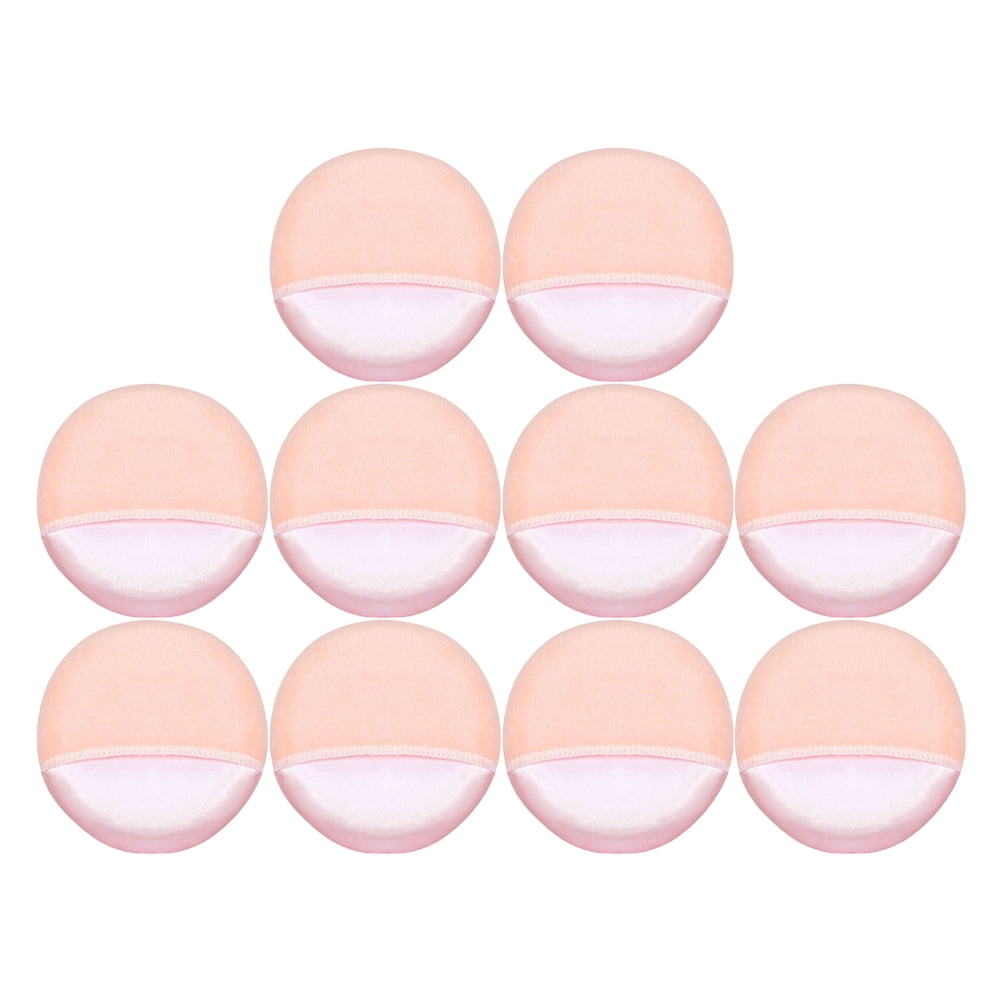 10pcs Comfortable Powder Puffs Makeup Applicators Girl Foundation Puffs