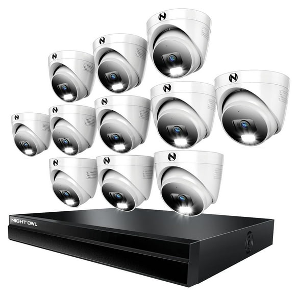Night Owl 4K Cameras with 4TB NVR Security System, 11pk.