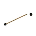 thumbnail image 3 of Gold Tone Mens Collar Bar Bell Pin Fancy Ball End 2 1/8", 3 of 3