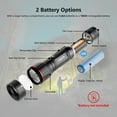 thumbnail image 5 of Lepro 2-Packs LED Flashlights with Clip , LE2050 High Lumen, 5 Lighting Modes, Zoomable Waterproof  Lightweight Flashlights for Emergencies,Camping,AAA Battery included, 5 of 12