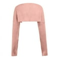thumbnail image 4 of Itsame Womens Cardigan, Solid Color Sexy Super Short Open Front Sweater Coat Pink M, 4 of 6