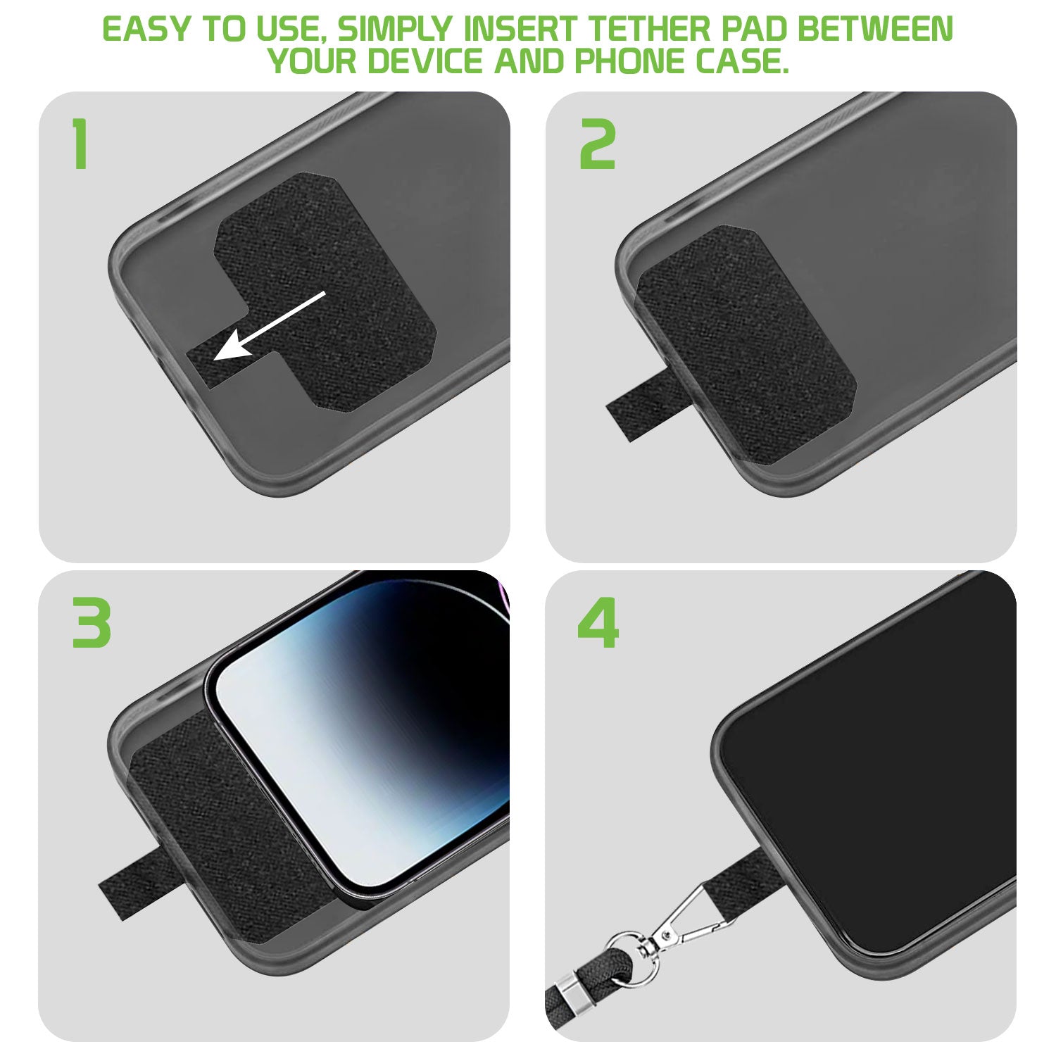 Cellet 2-Pack Universal Phone Lanyard with Adjustable Strap photo 5