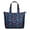 Dark Blue Dinosaur, variant on Dark Blue Dinosaur Volcano Pattern Travel Tote Bags for Women Carry On,Large Weekender Bags for Women Travel,Multi Functional Duffle Bag for Work,Shopping,Sports