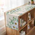 thumbnail image 6 of Table Runners 90 Inches Long Dress Scarves, Spring Floral Farmhouse Coffee/Dining/Kitchen Table Runner for Living Room, Daisy Eucalyptus Leaves Watercolor Rustic 13x90 Inch, 6 of 9