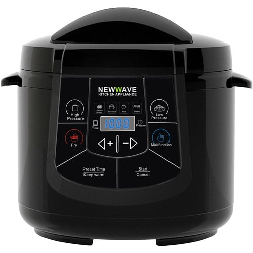New Wave 6in1 Electric MultiCooker, Black