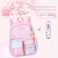 thumbnail image 3 of student schoolbag girls' cute backpack large capacity side open backpack schoolbag children primary school students., 3 of 5