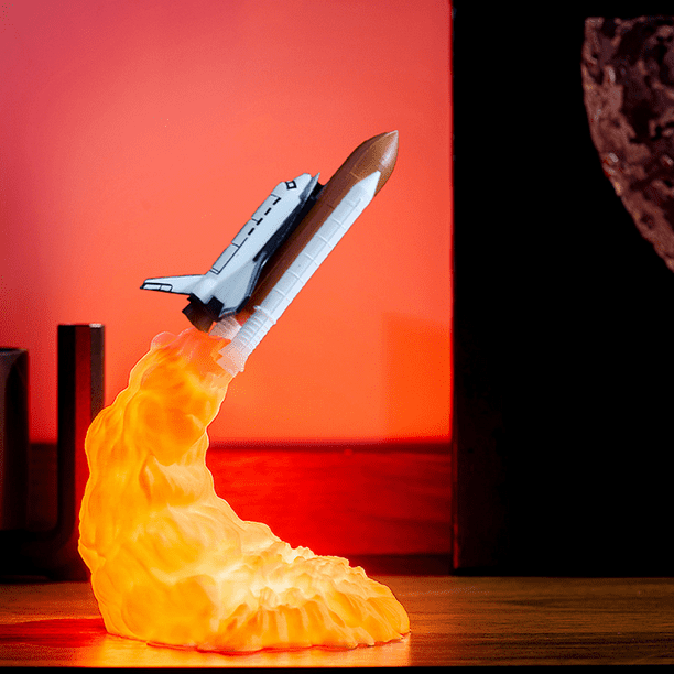 3d printed 2024 rocket lamp