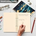 thumbnail image 4 of FORMRS 1-Subject Spiral Notebook 8" x 5" College Ruled 60 Refillable Sheet A5 Hard Cover, 2 Pack, Dark Mountains, 4 of 7