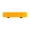 Yellow, variant on Sunflower Yellow & White Rectangle Glass Cabinet Pull - Aluminum Post