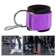 thumbnail image 3 of Correa de tobillo de fitness para máquinas , entrenamientos de glúteos, extensiones de piernas, rizos y abductores de cadera para hombres y Púrpura DYNWAVEMX Correa de tobillo de fitness, 3 of 8