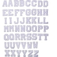 thumbnail image 2 of J.CARP 52Pcs White Alphabet A to Z Patches, Iron on Sew on Letters for Clothing, Hats, Shoes, Backpacks, Handbags, Jeans, Jackets etc., 2 of 6