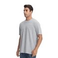 thumbnail image 3 of Zfeel Short Sleeve Super-Soft Blank T-Shirt for Men, Ideal for DTG, Heat Transfers & Embroidery, Athletic Heather, 2XL, 3 of 5