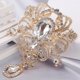 thumbnail image 2 of Jumpingount Broche de cristal brillante para ropa, colgante artesanal DIY, adorno de boda de aleación de Zinc, accesorios para fabricación de joyas Ropa, zapatos y accesorios Miscelánea Plata Jumpingount AP014917-01, 2 of 6