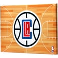 thumbnail image 2 of LA Clippers 15'' x 22'' Court Canvas Wall Art, 2 of 4