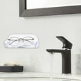 thumbnail image 4 of Wall-mounted Eyeglass Organizer, No-Drill with Bottom Drainage, Plastic, Clear Orange Blue Pink, 6.77x2.44x2.36in, Multi-functional Storage, 4 of 7