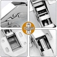 thumbnail image 4 of 10 bisagras para puertas de armarios y cocinas, bisagras de 90° de 3 pulgadas para muebles, bisagras invisibles, tornillos a juego., 4 of 5