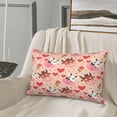 thumbnail image 5 of Daiia cow bull with flower and heart Pattern Bedding Waterproof Pillow Protector Zippered Queen – Bed Bug Proof Pillow Encasement-14"x20", 5 of 6