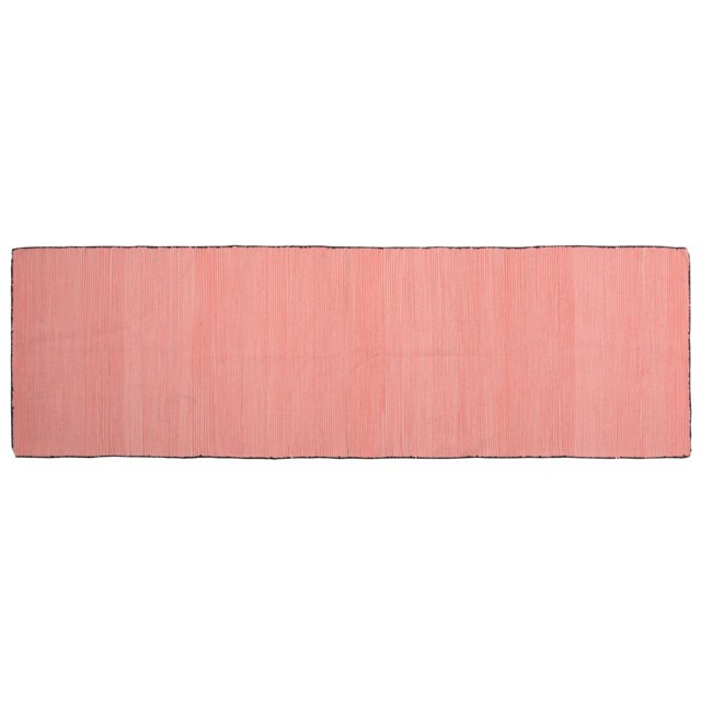 Camino de mesa Benzara Inc rectangular de algodón 2,5 x 8 pies Color rosa