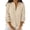 Khaki#linen top for women summer, variant on yardsong Women Linen Shirt Ruffle Long Sleeve Pleated Blouses V Neck Button Down Shirt Lightweight Dressy Casual Loose Peplum Tops Green,S