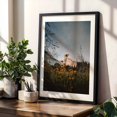 thumbnail image 4 of Serenity at Half Dome - Yosemite Valley California Photography Flowers Mountain Nature Landscape Floral Scenic Wilderness Black Framed Wall Art Print 12 x 18 inches, 4 of 8