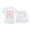 Z2 White, variant on REDARER Kids Short Sleeve T-Shirt & Shorts Set Floral Print Round Neck Casual Outfit for Boys Girls Summer Play Clothes,Size 6-7 Years