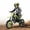 8_Green, variant on Xinwanna 50cc 2-Stroke Gas Dirt Bike for Kids, Off-Road Motorcycle with Front & Rear Disc Brakes, Shock Absorption & Soft Seat