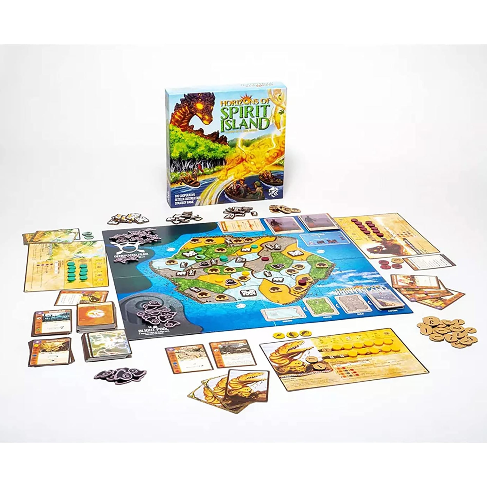 Horizons of Spirit Island - Cooperative Strategy Settler-Destruction Board Game, Greater Than Games, 1-3 Players Age 8+
