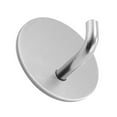 thumbnail image 3 of 3PCS Storage Hanger 304 Stainless Steel Wall Hook Self-adhesive Towel Hanger for Kitchen Bathroom, Silver, 3 of 10