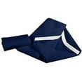 thumbnail image 3 of 100% Cotton Cot Sheet for Daycare Preschool - Pack of 36 Piece for Toddler Fitted Sheet 400 TC Cot Sheets with Corner Elastic - Navy Blue Solid, (22" W X 52" L), 3 of 5