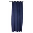 thumbnail image 1 of Benzara BM160712 Solid Linen Curtain Panel, Navy Blue, 1 of 1