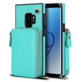 thumbnail image 1 of Funda tipo cartera para Samsung S9 con tarjetero y correa para el hombro para mujer, 1 of 5