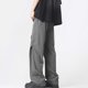 thumbnail image 5 of Pantalones largos para hombre, de color liso, holgados, informales, con bolsillos, funcionales, con cordón, de trabajo, de poliéster., 5 of 6