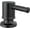 Matte Black, variant on Delta Rp103432 Renaldi Metal Deck Mounted Soap Dispenser - Lumicoat Arctic Stainless
