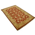 thumbnail image 1 of Exclusive Rare Vegetable Dyed Chobi Zeigler Mahal Area Rug Hand Knotted Wool Carpet (6.0 x 3.11)', 1 of 8