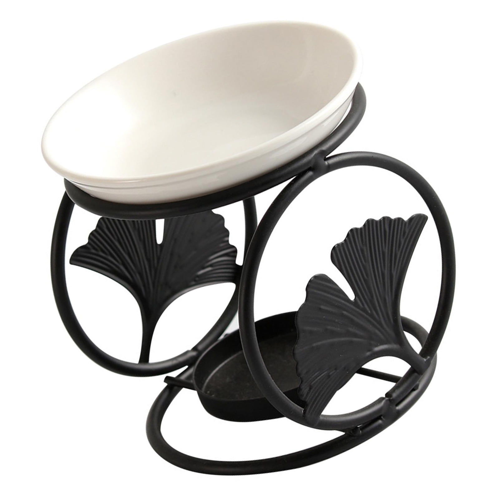 Home Scent Diffusers Black Metal Oil Burners for Aromatherapys Enthusiasts for Various Essential Oil