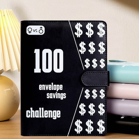 

100 Envelope Saving Challenge Lightweight Savings Portable Budget Planner And Envelopes Essential Tools
