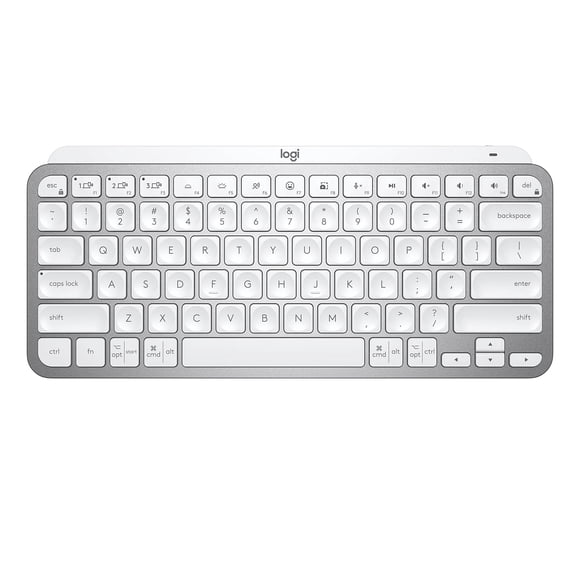 Logitech MX Keys Mini Minimalist Wireless Illuminated Keyboard, Compact, Bluetooth, Backlit, USB-C, Compatible with Apple macOS, iOS, Windows, Linux,
