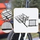 thumbnail image 5 of Portabicicletas para bicicletas, organizador de artículos diversos, fácil instalación, para mujeres y hombres, con estilo. Negro, 5 of 8