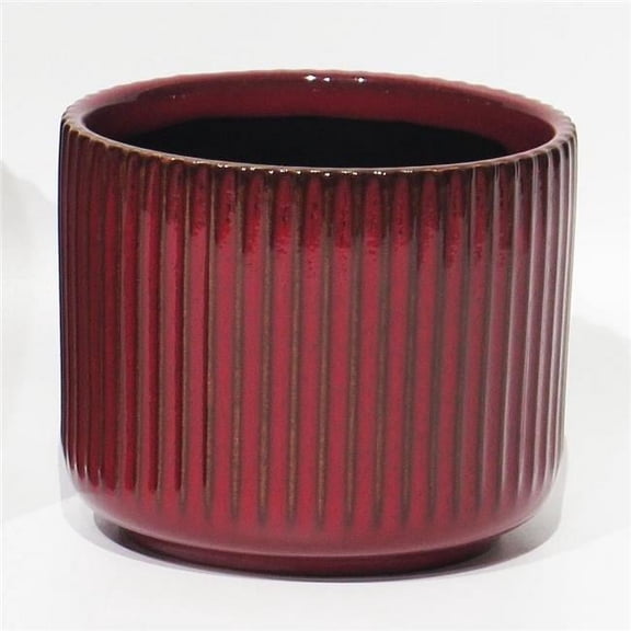 MDR Trading AI-CE00-130-Q02 Red Striped Planter - Set of 2