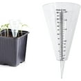 thumbnail image 2 of Conical Design Rain Gauge, Transparent Plastic Garden Stake For Outdoor Home Garden Accurate Scale, Durable Material Ensures Easy Reading And Backyard Rainfall Measurement, 2 of 7