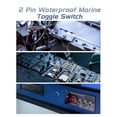 thumbnail image 5 of Heavy Duty Toggle Switch 12v,2Pc 2Pin Waterproof SPST Marine on Off Switch with Mounting Panel 30A for Marine Electrical, 5 of 5