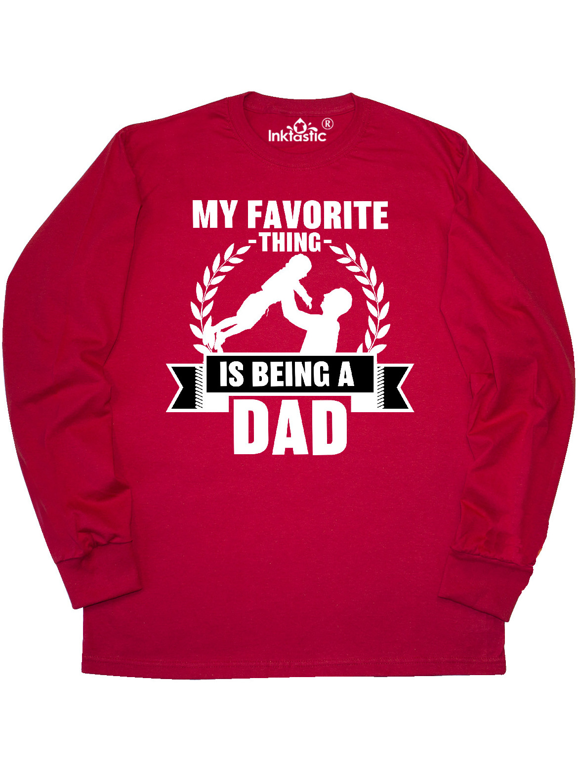 Inktastic Father s Day My Favorite Thing Is Being A Dad Long Sleeve T inktastic-father-s-day-my-favorite-thing-is-being-a-dad-long-sleeve-t