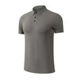 thumbnail image 3 of Generic Men's Quick Dry Gym Workout T Shirt Short Sleeve Outdoor Stretch Tops Moisture-Wicking Breathable Shirt, 3 of 4
