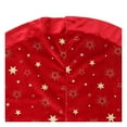 thumbnail image 3 of Holiday time Red Velvet Glitter Tree Skirt,48 inch,red colour, 3 of 4