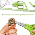 thumbnail image 2 of Tijeras para huevos de codorniz Tijeras para huevos de codorniz Abridor de huevos de codorniz de acero inoxidable Abridor de cáscara de huevo para el hogar, cocina, restaurante 2 piezas Sincero Electrónica, 2 of 5
