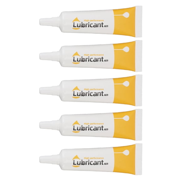 Grasa Para Cremalleras, Lubricante Para Cremalleras Que No Mancha De Larga Duración, 5 Piezas A Prueba De Agua Para Sujetadores A Presión, Piezas De Impresora