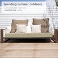 thumbnail image 6 of Outdoor Bench Cushion 48 x 18 Inch Waterproof Patio Furniture Cushions 3-Year Color Fastness Garden Sofa Settee Couch Swing Pads with Handle and Adjustable Straps, Beige, 6 of 6