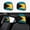 Bahamas Flag, variant on 2 Pcs Haiti Flag Headrest Covers,Cute Funny Car Headrest Protector Seat Cover Accessories Universal Fit for Cars Truck SUV Van