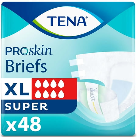 Tena ProSkin Unisex Adult Diapers  Maximum Absorbency  XL  48 ct